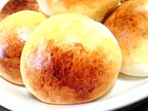 朝食☆ＨＢ使用シンプル丸パン